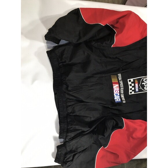 Vintage NASCAR 90’s Racing Jacket - Letterman Varsity -XXL - UPS  CUP - Black - Picture 10 of 10